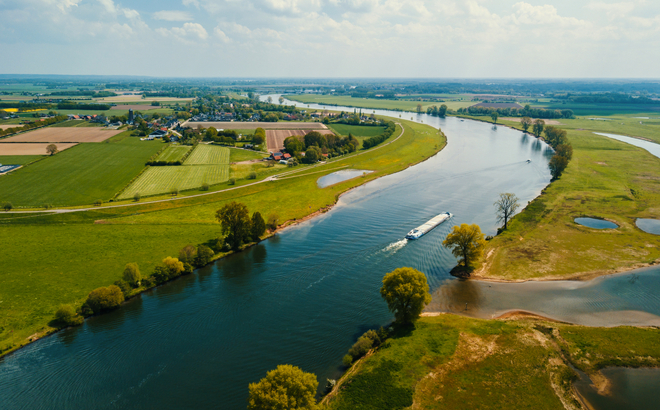 Luftbilder von Loonse Waard in den Niederlanden